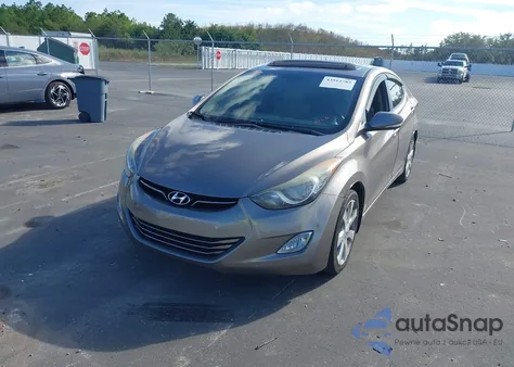 2011 Hyundai Elantra Limited из США, поврежденный, VIN 5NPDH4AE9BH001097